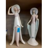 A Lladro figure Lady of Monaco and another, Location:R1:4