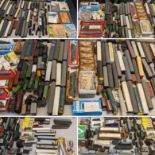 A large collection of 00 gauge trains, accessories and books to include Mainline, Hornby and