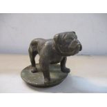 A cast bronze car mascot in the form of a British Bulldog Location: