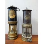 Two miners lamps, Hailwood and Soles Location: