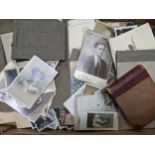 A collection of photographs to include cabinet-CDV and studio