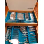 A 1960's Wilkins silver plated canteen of cutlery and flatware Location: