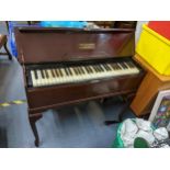 An early 20th century Dulcitone portable piano by Thomas Machell & Sons 80.5cm h x 98cm w Location: