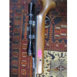 A BSA Supersport 2:2 air rifle with Parker Hale scope Location: