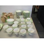 A mixed lot to include a Noritake part dinner service, Daulton, books to include James McNeill