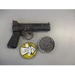 A Webley & Scott air pistol - Webley Junior 7.7 with pellets Location: