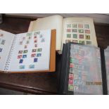 Three albums of postage stamps to include Deutsche Bundesrepublik from 1945 complete, world