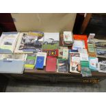 A selection of railway ephemera to include various postcards and photographs, vintage train tickets,