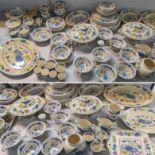 A collection of early 20th century Masons Regency pattern china to include a part dinner service
