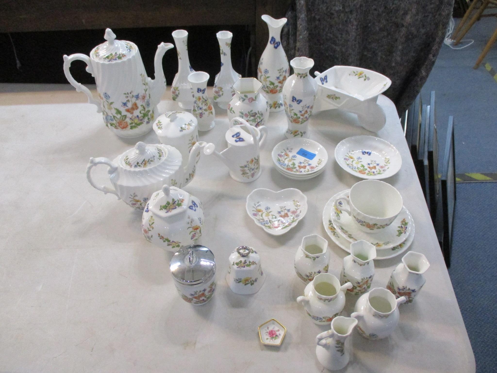 A collection of Aynsley Cottage Garden china Location: