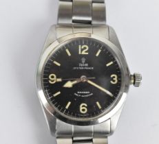 A Tudor Ranger, Rose automatic, gents stainless steel wristwatch, circa 1968 having a black dial