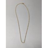 A 14ct gold necklace, 2.4g Location: