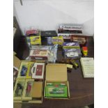 A small collection of vintage diecast model vehicles to include a Jaguar Mk II Bedfordshire police