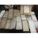 A quantity of early 20th century Solicitor's documents to include conveyancing, draft leases,