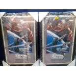 Two Star Wars Empire Strikes Back posters in black frames Location: