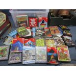 A collection of Commodore 64 Games and Handbooks, Red Hawk, Snowball, Zimsalabim, Commodore 64 Rom