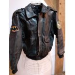 Batman 1989-A black leather crew jacket from the Tim Burton classic movie where only a few were