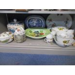 A selection of ceramics to include Royal Worcester Evesham pattern tableware, along with a Masons