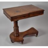 An Early 20th Century Duet Composers Table, Having Music Rest Supports, Brass Castor Feet and