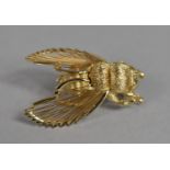 A Vintage Gilt Brooch by Monet, in the Form of a Bee with Scarab Type Wings