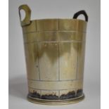 An Early 20th Century Silver Plated Ice Bucket with Banded Bucket Stylised Decoration, 15cms High