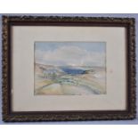 A Gilt Framed Welsh Landscape Watercolour, Penstrywaid by Llywelyn Gynn, 23x17cms and Framed 42.