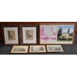 A Collection of Various Prints and Edwardian Photographs Etc