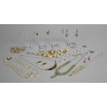 A Collection of Various Jewellery to include Silver Examples, Necklaces, Earrings Etc