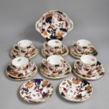 A Coalport Hong Kong Pattern Coffee Set to comprise Cups, Eight Saucers, Six Side Plates and a