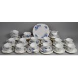 A Collection of Various Floral Pattern Teawares to include Wedgwood Campion, Royal Vale, Marlboro