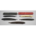 A Collection of Vintage Cut Throat Razors