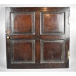 A Late 18th/Early 19th Century Four Panel Door, 69x72cm