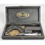 A Cased M & W Micrometer Screw