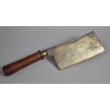 A Vintage Wooden Handled Cleaver, 32cm Long