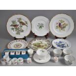 A Collection of Various Ceramics to Comprise Coalport Napkin Ring, Spode Cup and Saucer, Spode