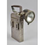 A Vintage Superlite Cap Lamp Type A7 Miner's Lamp by Ceag Ltd, Barnsley