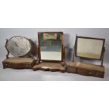 A Collection of Three 19th Century Dressing Table Mirrors for Restoration