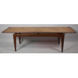 A Mid 20th Century Rectangular Coffee Table in African Teak. Unstamped but Probably John Herbert for