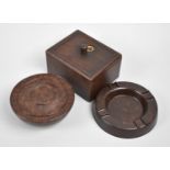 A Collection of Early Bakelite to Include Dako Card Box with Suit Indicator, Ashtray and Lidded Bowl