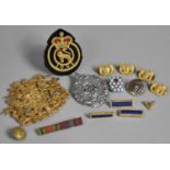 A Small Collection of Militaria to Include Badges, Buttons etc
