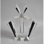 An Art Deco Style Scent Bottle with Stopper, Base Chipped, 24cm high