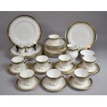 A Royal Grafton Majestic Pattern Part Dinner and Tea Service to comprise 8 Cups, 6 Saucers, 5 Side