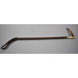 A Vintage Child's or Ladies Bone Handled Riding Crop, 57cm Long