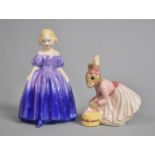 A Royal Doulton Figure, Marie and a Royal Doulton Ballerina Bunnykins