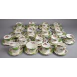 A Collection of Paragon Rockingham Tea Wares to comprise 14 Cups, 2 Milk Jugs, Sugar Bowl, 15