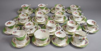 A Collection of Paragon Rockingham Tea Wares to comprise 14 Cups, 2 Milk Jugs, Sugar Bowl, 15