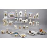 A Collection of Vintage Crested Ware Items to Include Teapot, Jugs, Vases etc