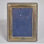 A Silver Rectangular Easel Backed Photo Frame, 16x12cm