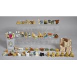 A Collection of Wade Whimsies to Include Bear Ambitions, Party Cracker Figurines, World of Dogs,