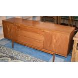 A Vintage Englender Losarcos Teak Sideboard with Three Centre Drawers Flanked by Cupboards, 183cm